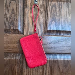 Coach wristlet. Brand new, red.